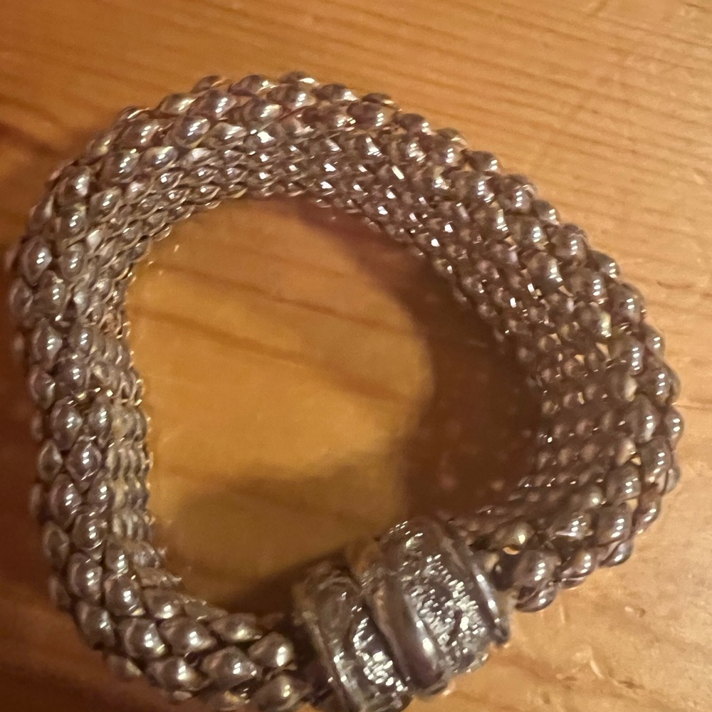 Source Unknown Silver Bracelet - image 4